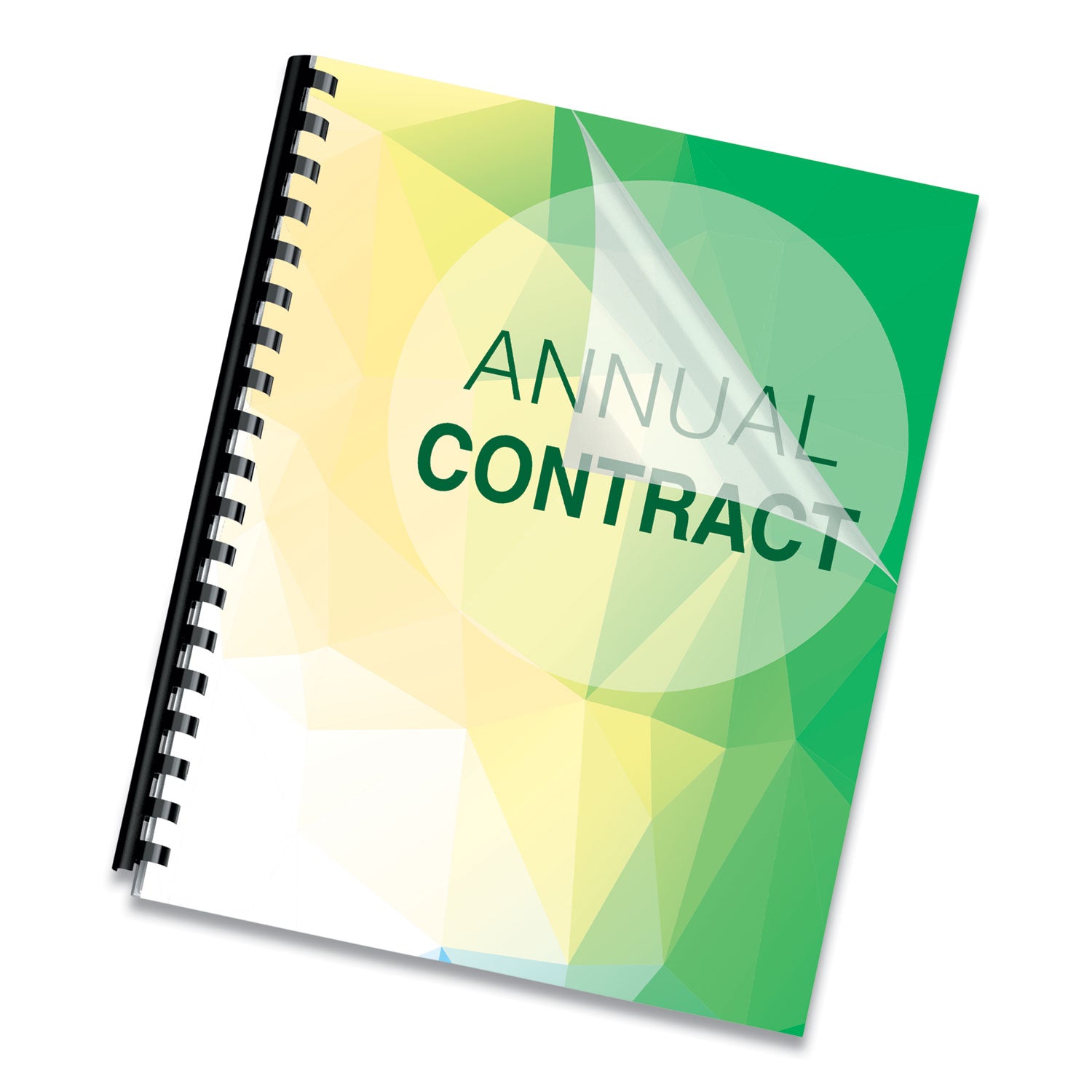 Crystals Transparent Presentation Covers for Binding Systems, Clear, with Square Corners 11 x 8.5, Unpunched, 200/Pack