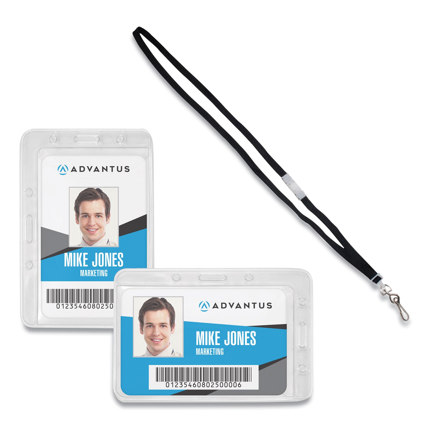 antimicrobial-id-security-badge-lanyard-combo-horizontal-clear-413-x-288-holder-35-x-225-insert-36-cord-20-pack_avt75699 - 1
