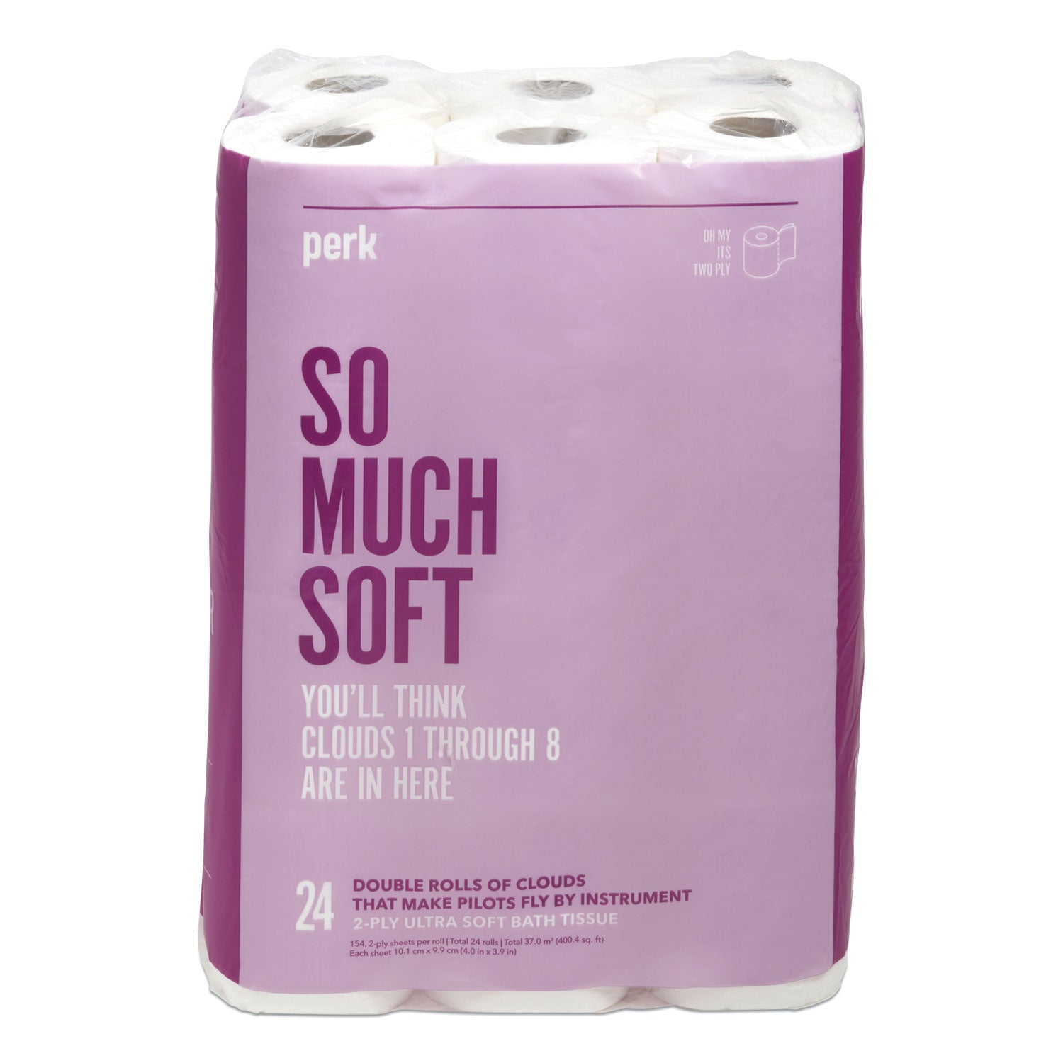 ultra-soft-2-ply-standard-toilet-paper-septic-safe-white-154-sheets-roll-24-rolls-pack_prk24380328 - 2