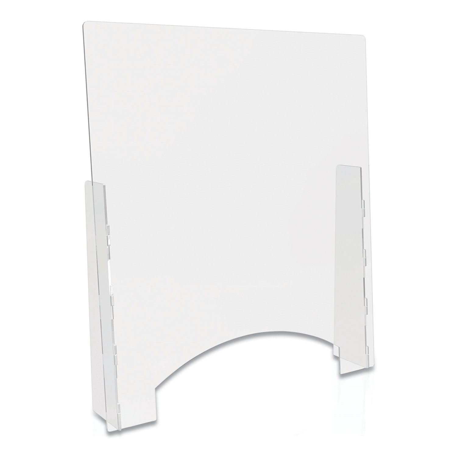 counter-top-barrier-with-pass-thru-3175-x-6-x-36-polycarbonate-clear-2-carton_defpbctpc3136p - 1