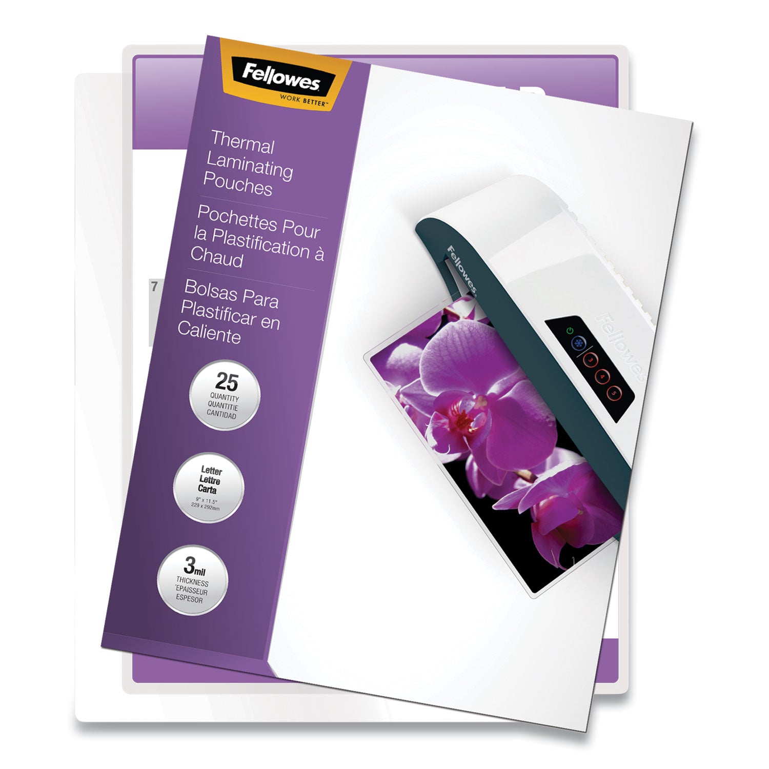 ImageLast Laminating Pouches with UV Protection, 3 mil, 9" x 11.5", Clear, 25/Pack - 