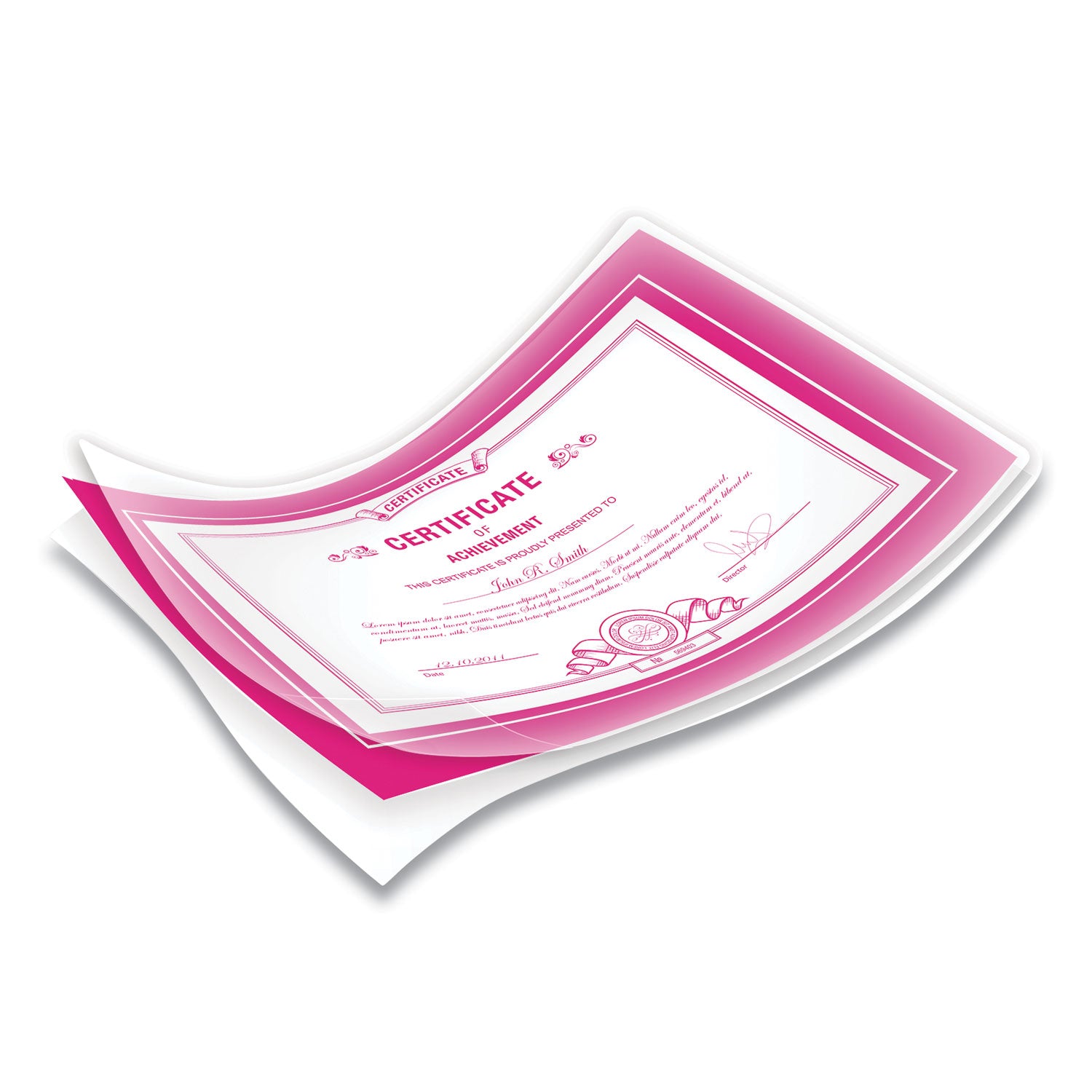 Laminating Pouches, 10 mil, 9" x 11.5", Gloss Clear, 50/Pack - 