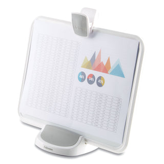 I-Spire Series Document Lift, 100 Sheet Capacity, ABS Plastic/High Impact Polystyrene, White/Gray - 