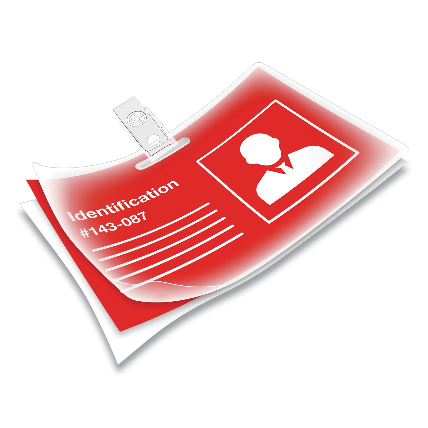 Laminating Pouches, 5 mil, 3.88" x 2.63", Gloss Clear, 25/Pack - 