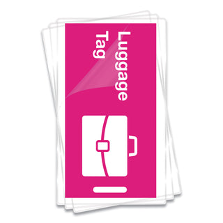 Laminating Pouches, 10 mil, 3.75" x 2.25", Gloss Clear, 100/Pack - 