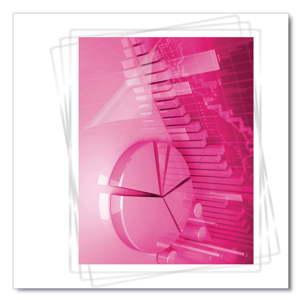 Laminating Pouches, 10 mil, 9" x 11.5", Gloss Clear, 50/Pack - 