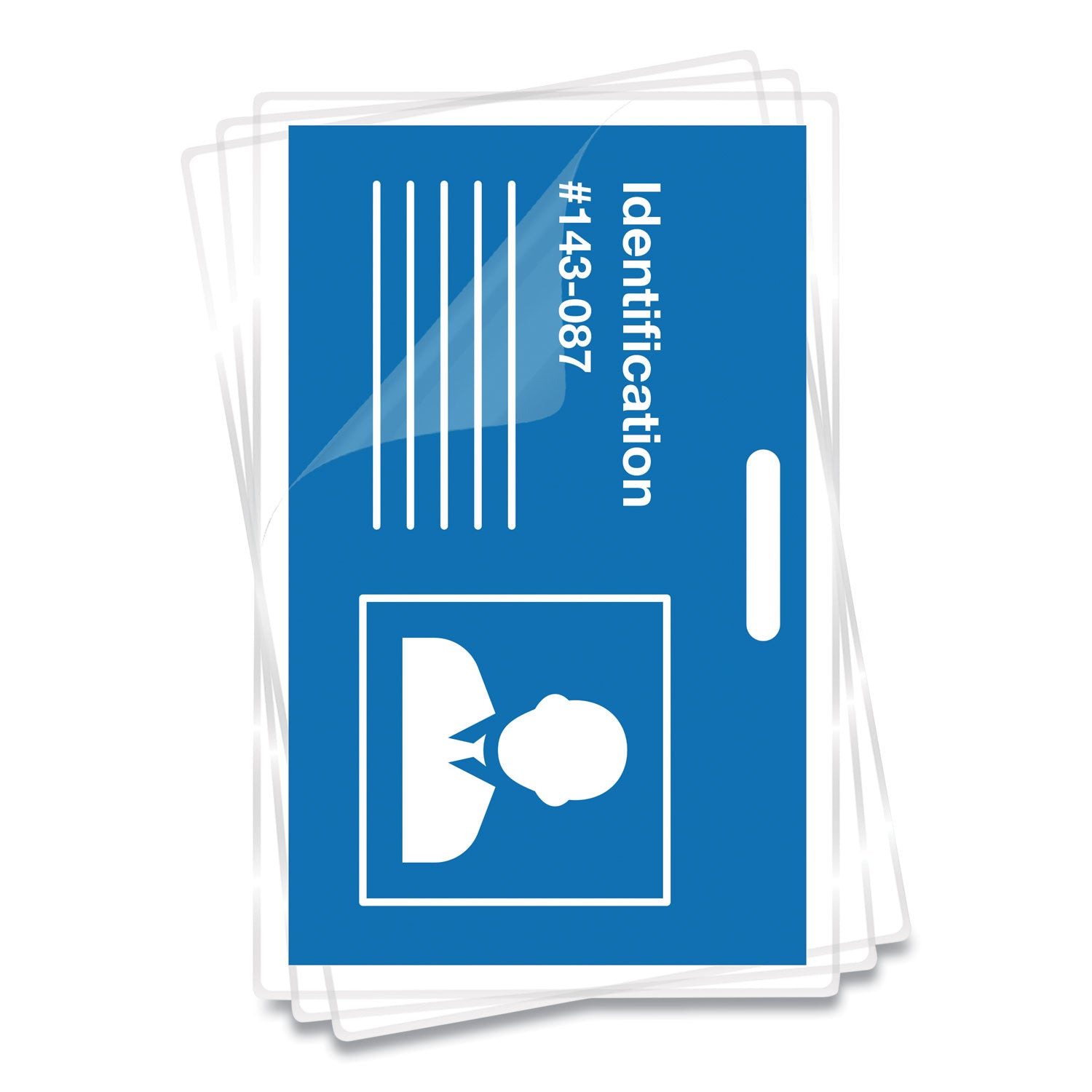 Laminating Pouches, 7 mil, 3.88" x 2.63", Gloss Clear, 100/Pack - 
