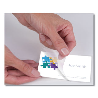 Laminating Pouches, 5 mil, 3.75" x 2.25", Gloss Clear, 100/Pack - 