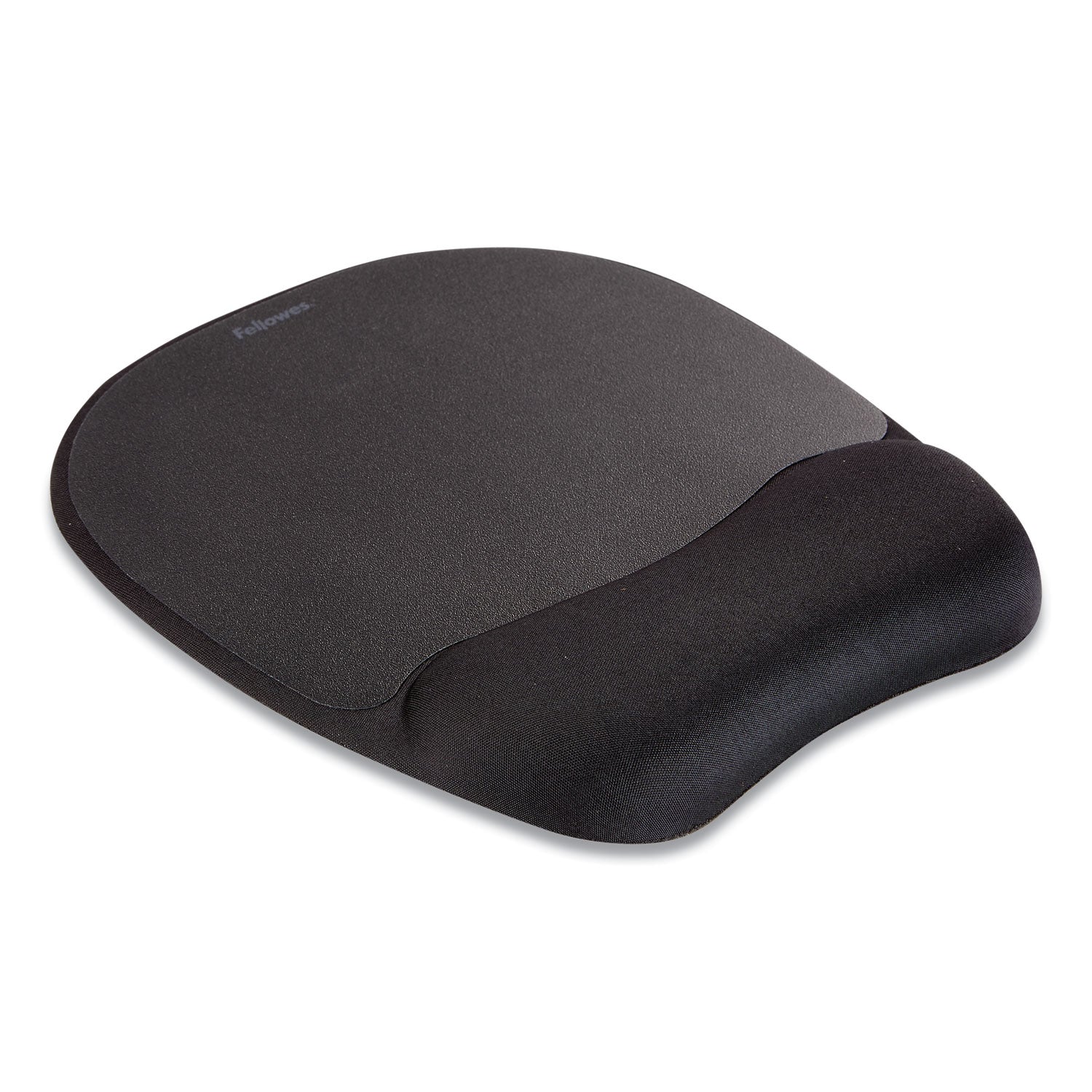 Memory Foam Mouse Pad with Wrist Rest, 7.93 x 9.25, Black - 