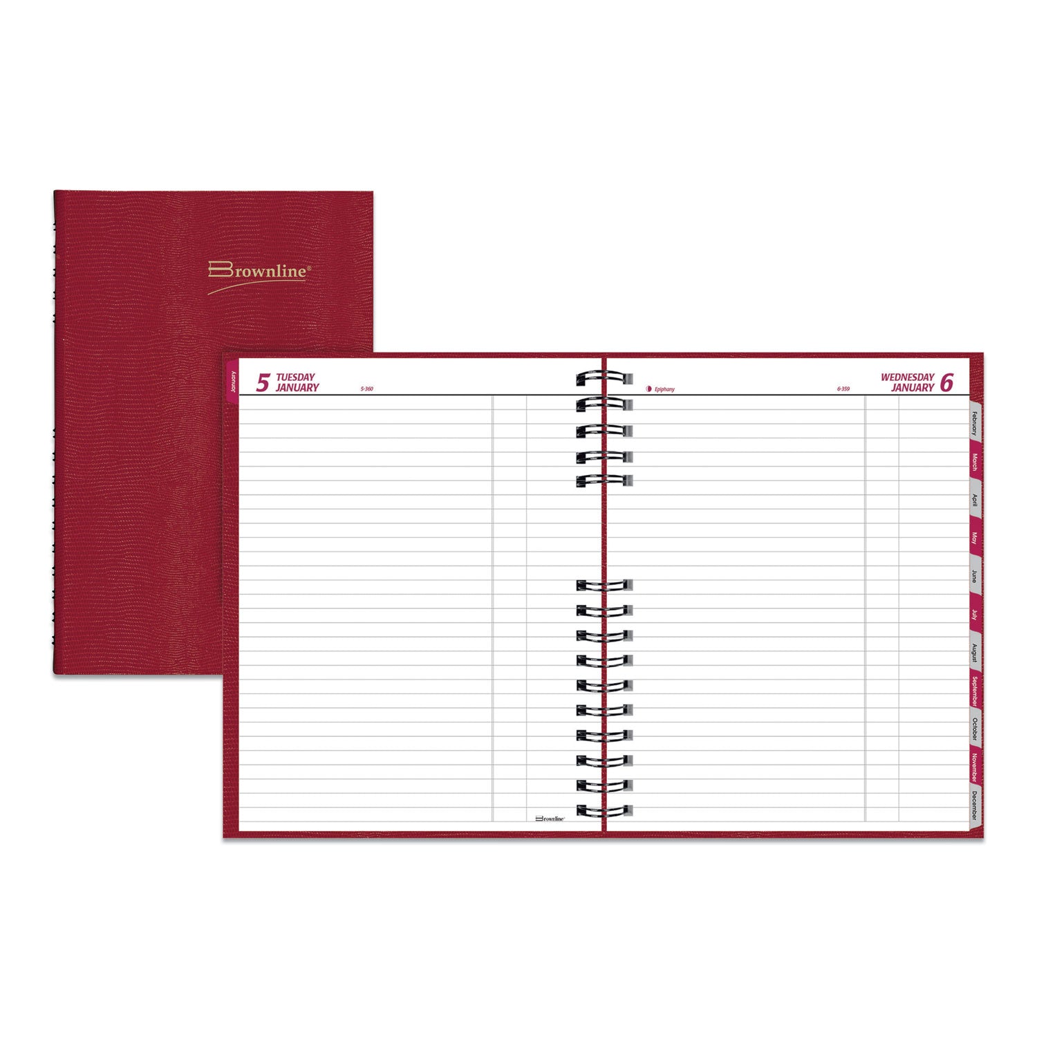 coilpro-daily-planner-10-x-788-red-cover-12-month-jan-to-dec-2024_redc550cred - 1