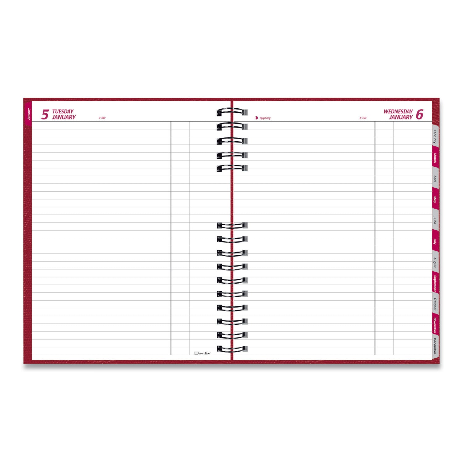 coilpro-daily-planner-10-x-788-red-cover-12-month-jan-to-dec-2024_redc550cred - 3