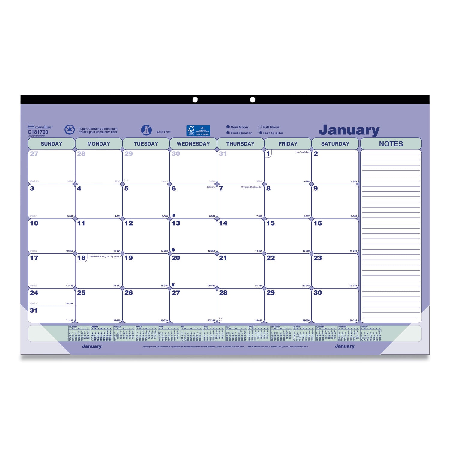 monthly-desk-pad-calendar-1775-x-1088-white-blue-green-sheets-black-binding-clear-corners-12-month-jan-to-dec-2024_redc181700 - 1