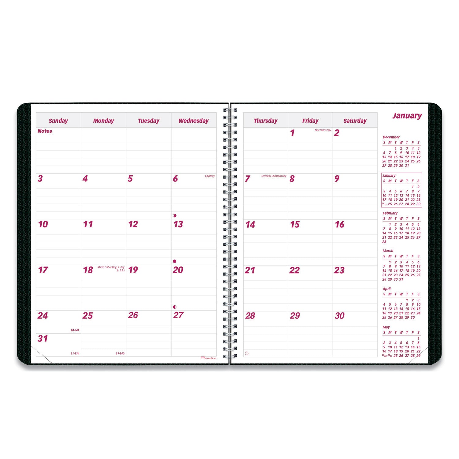 duraflex-14-month-planner-888-x-713-black-cover-14-month-dec-to-jan-2023-to-2025_redcb1200vblk - 2