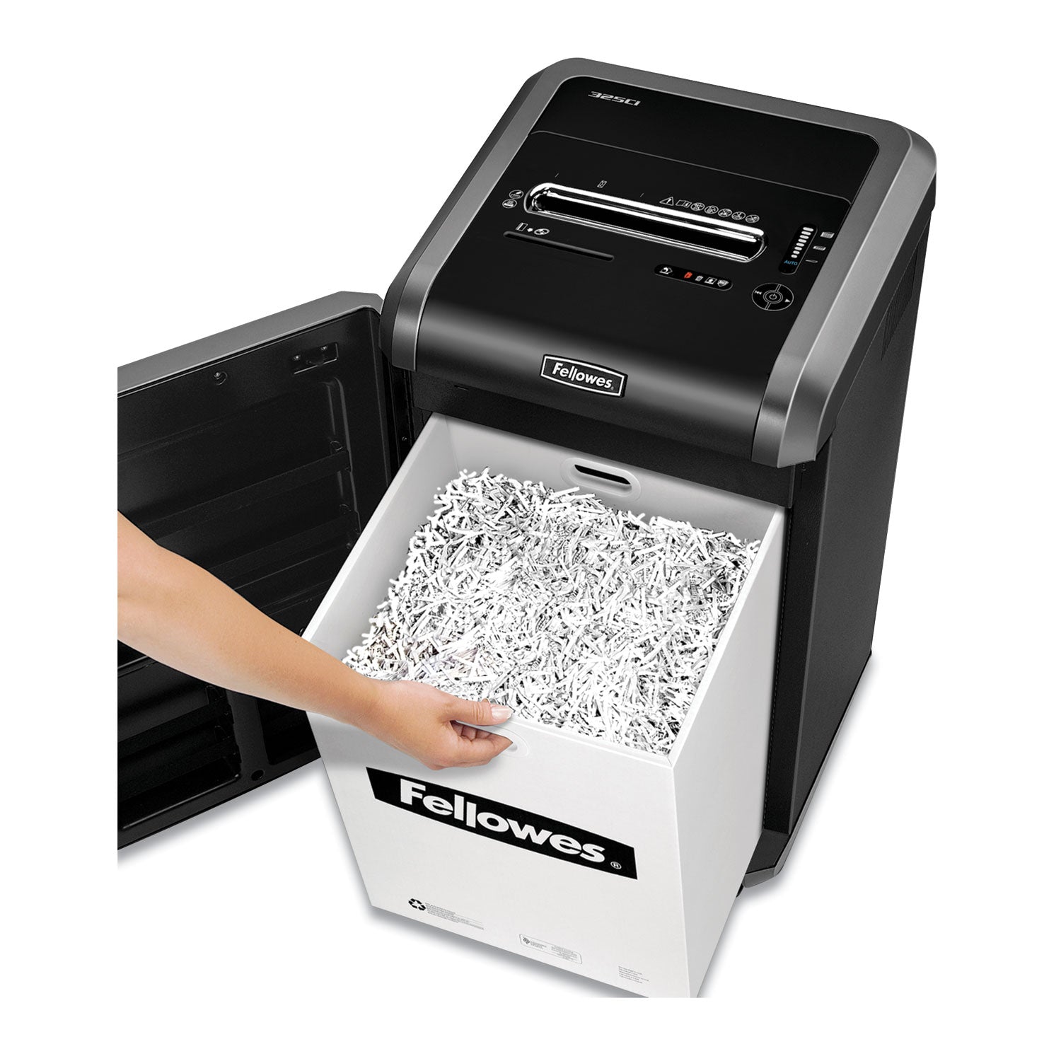 Powershred 325Ci 100% Jam Proof Cross-Cut Shredder, 22 Manual Sheet Capacity - 