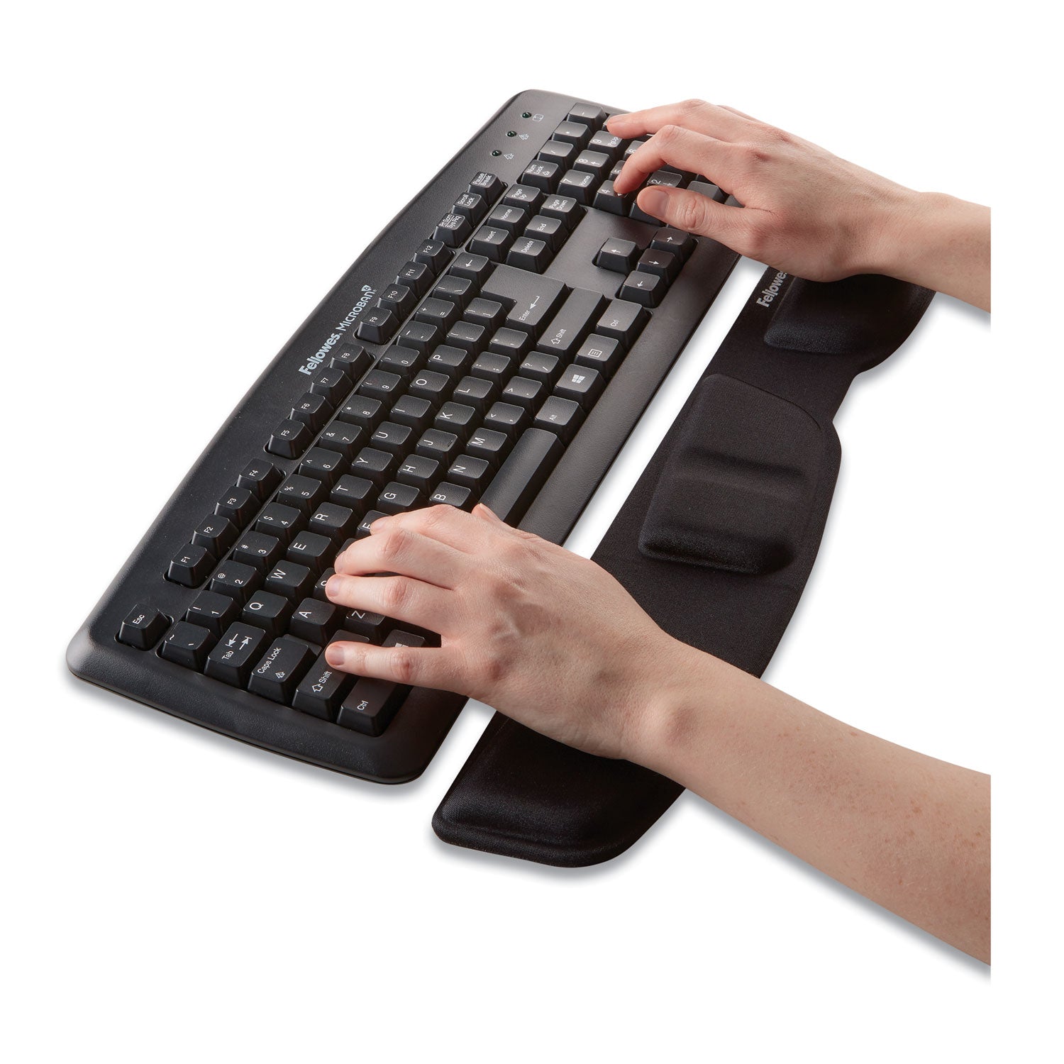 Gel Keyboard Palm Support, 18.25 x 3.37, Black - 