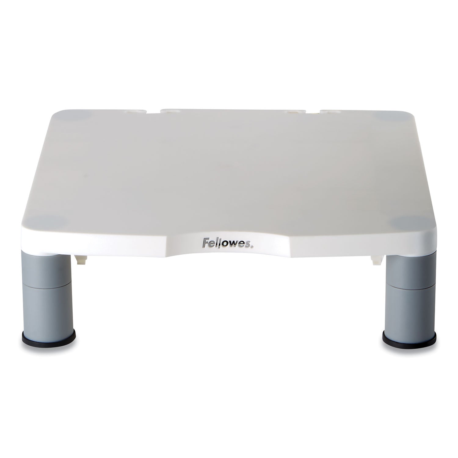 Standard Monitor Riser, For 21" Monitors, 13.38" x 13.63" x 2" to 4", Platinum/Graphite, Supports 60 lbs - 