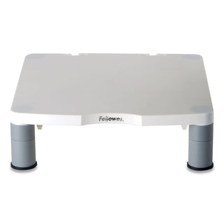 Standard Monitor Riser, For 21" Monitors, 13.38" x 13.63" x 2" to 4", Platinum/Graphite, Supports 60 lbs - 