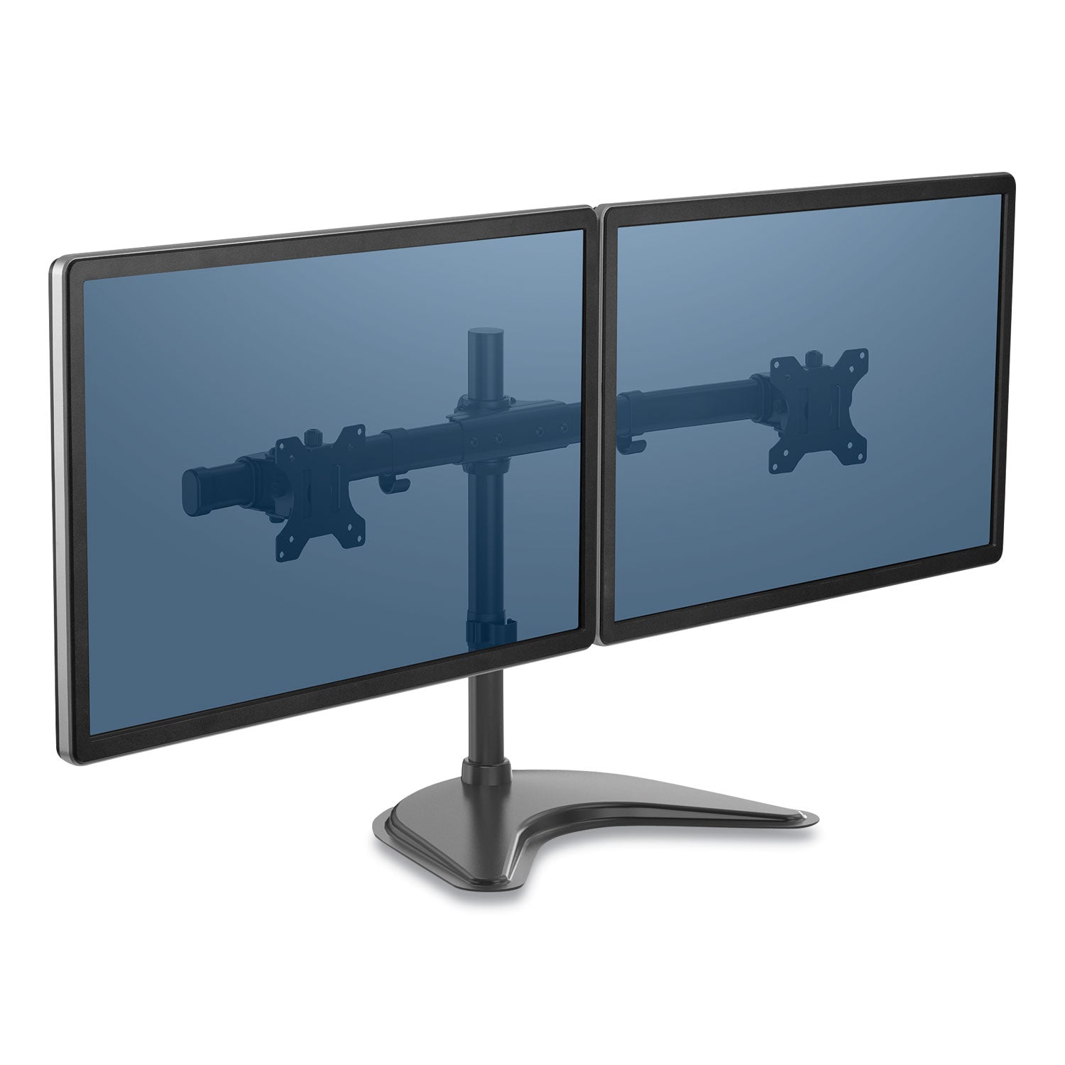 professional-series-freestanding-dual-horizontal-monitor-arm-for-30-monitors-3575-x-11-x-1825-black-supports-17-lb_fel8043701 - 4