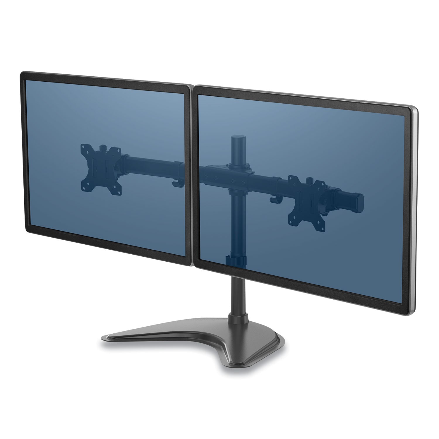 professional-series-freestanding-dual-horizontal-monitor-arm-for-30-monitors-3575-x-11-x-1825-black-supports-17-lb_fel8043701 - 1