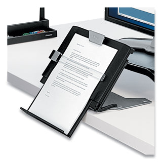 Professional Series Document Holder, 250 Sheet Capacity, Plastic, Black