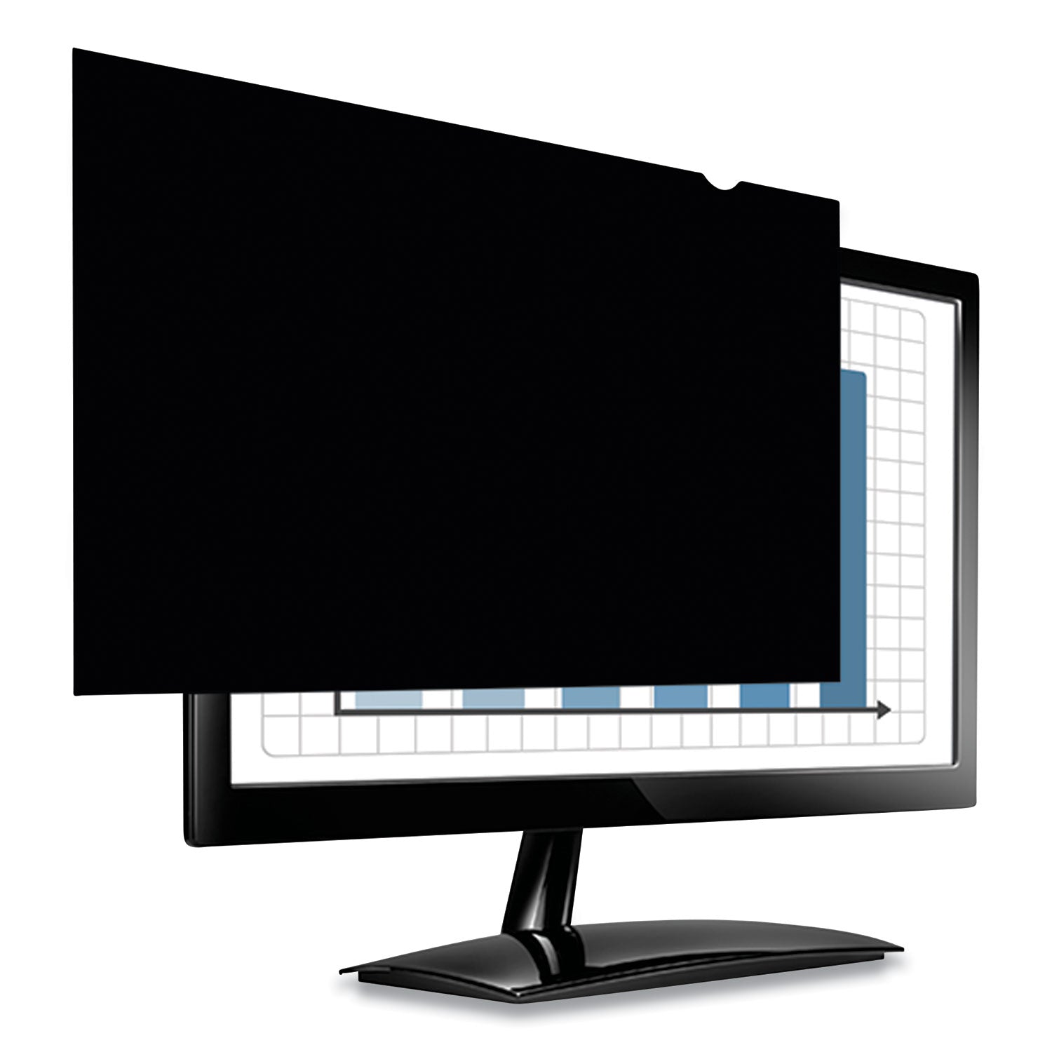 PrivaScreen Blackout Privacy Filter for 21.5" Widescreen Flat Panel Monitor, 16:9 Aspect Ratio - 