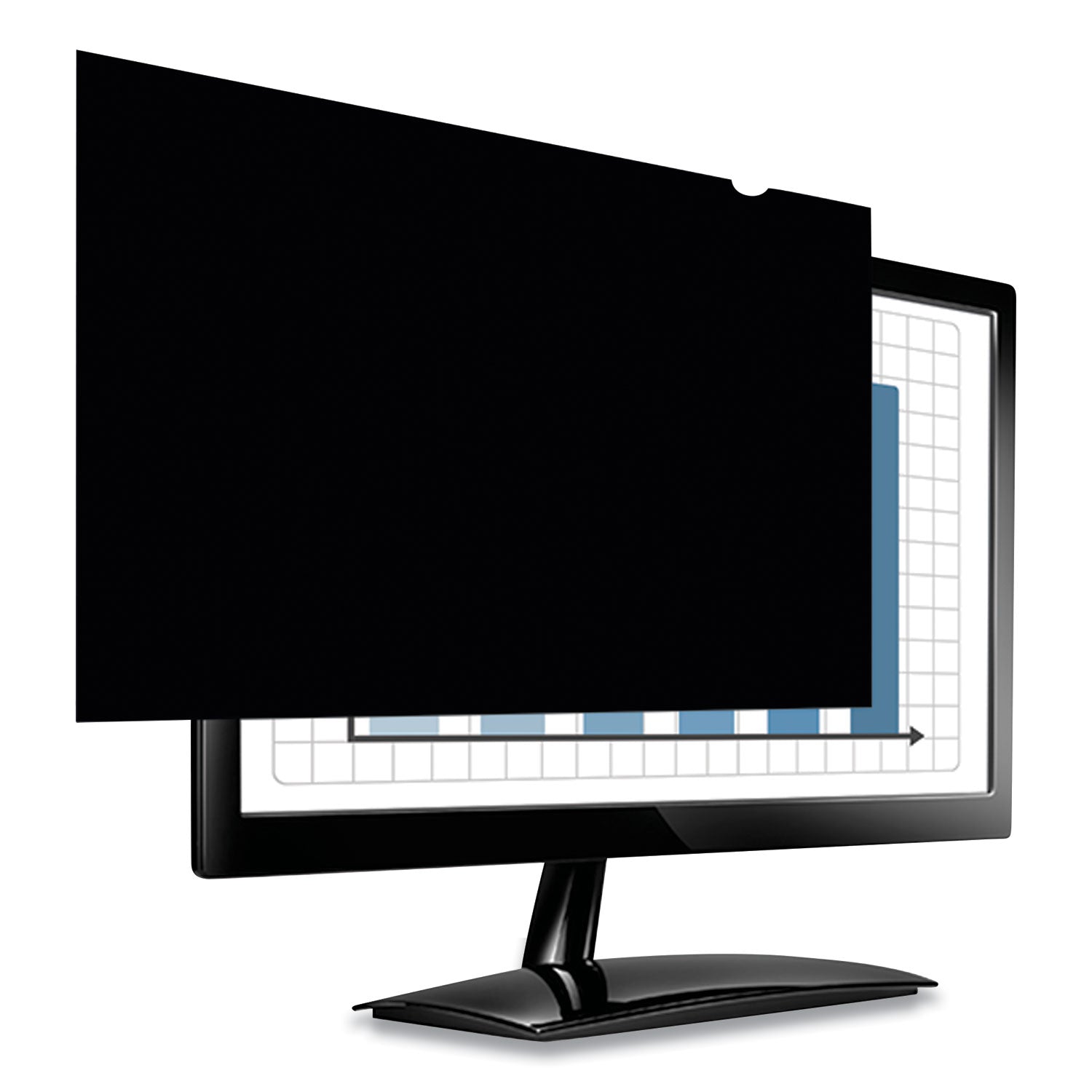 PrivaScreen Blackout Privacy Filter for 24" Widescreen Flat Panel Monitor, 16:9 Aspect Ratio - 