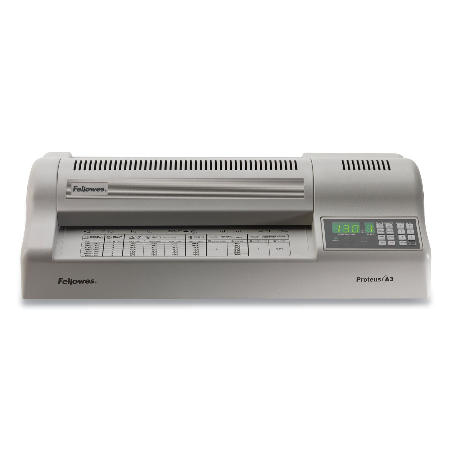 Proteus 125 Laminator, Six Rollers, 12" Max Document Width, 10 mil Max Document Thickness - 