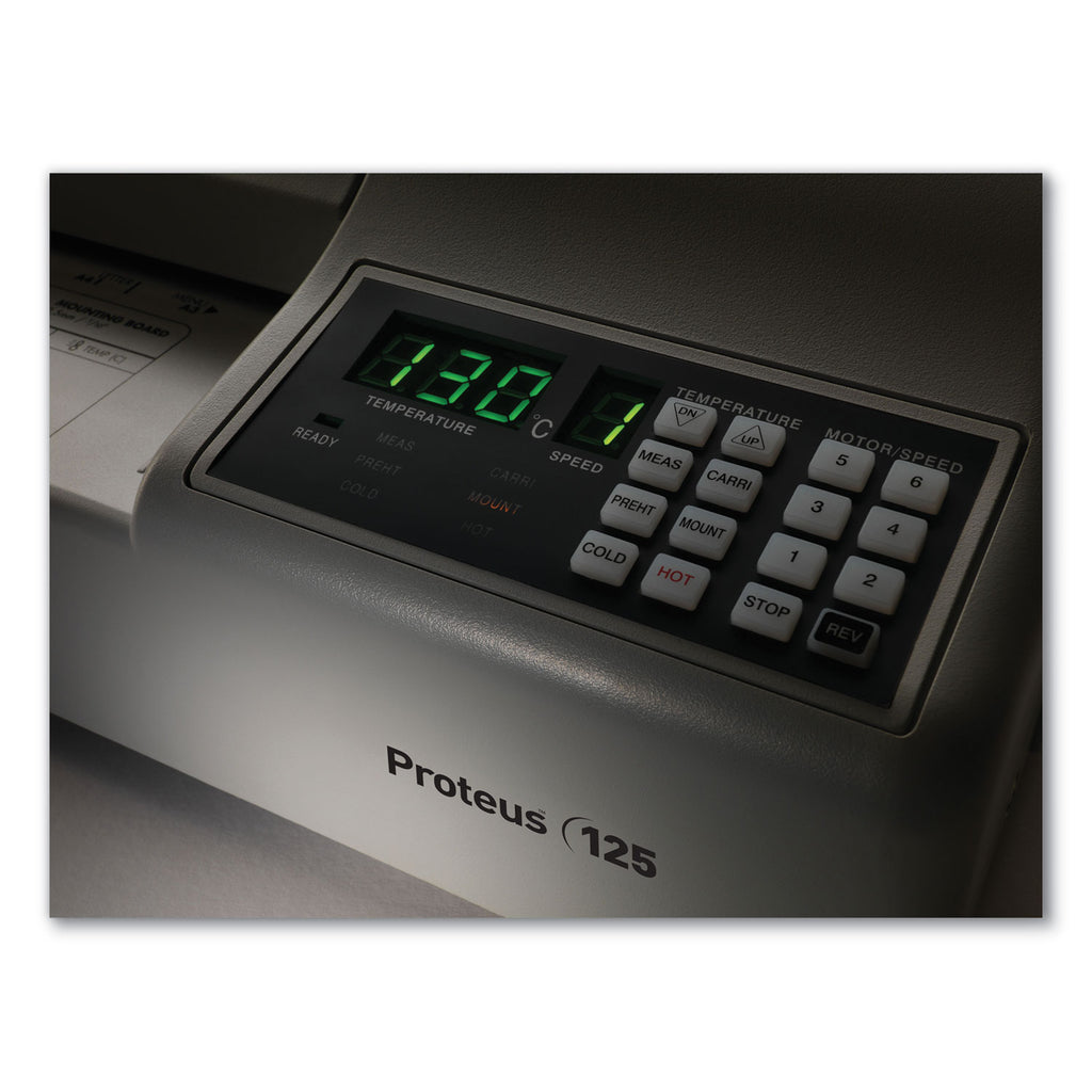 Proteus 125 Laminator, Six Rollers, 12" Max Document Width, 10 mil Max Document Thickness - 