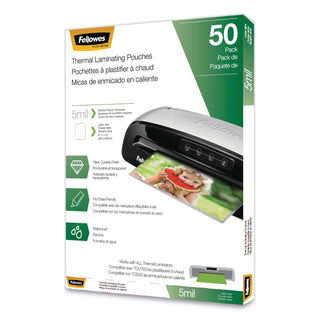 thermal-laminating-pouches-5-mil-9-x-115-matte-clear-50-pack_fel5744501 - 1