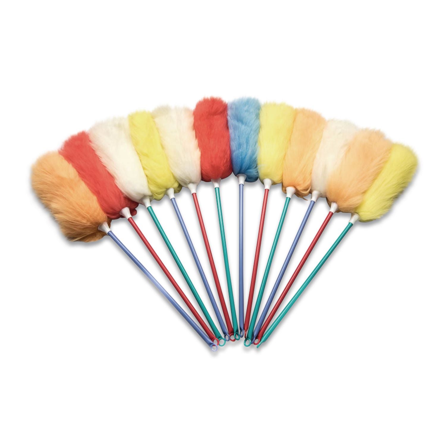 Lambswool Duster, 26" Length, Assorted Wool/Handle Color