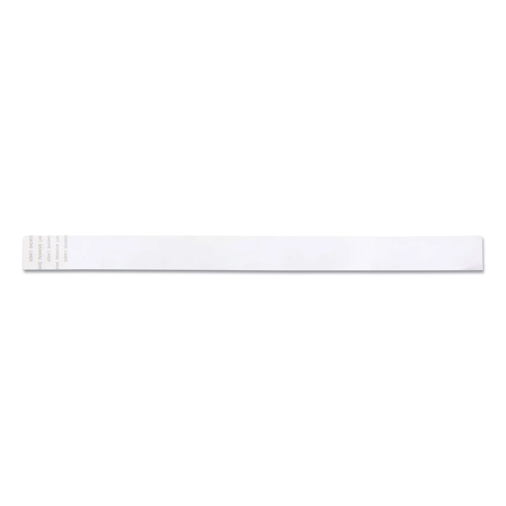 Security Wristbands, Sequentially Numbered, 10" x 0.75", Yellow, 100/Pack