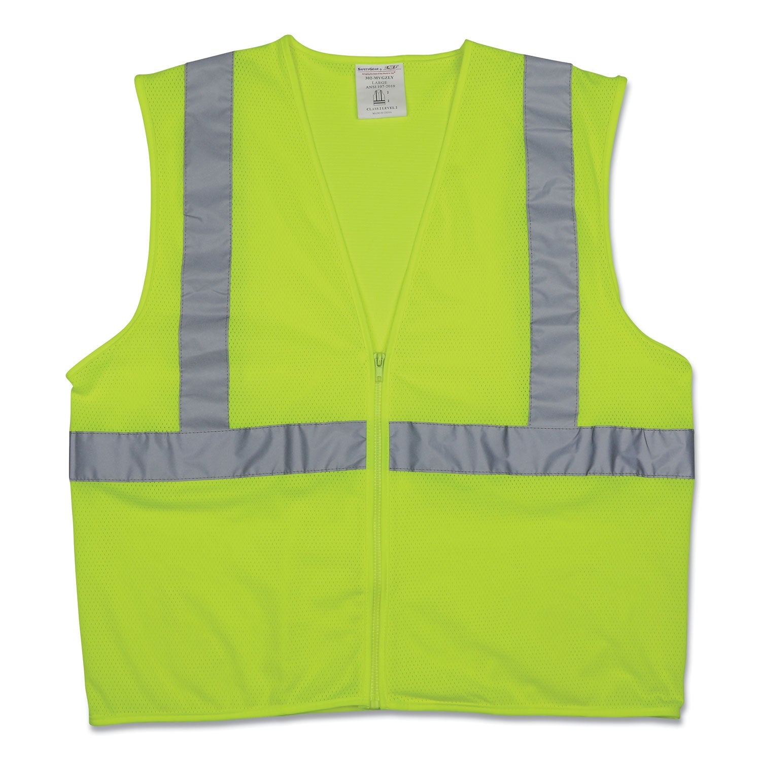 zipper-safety-vest-x-large-hi-viz-lime-yellow_pid302mvgzlyxl - 1