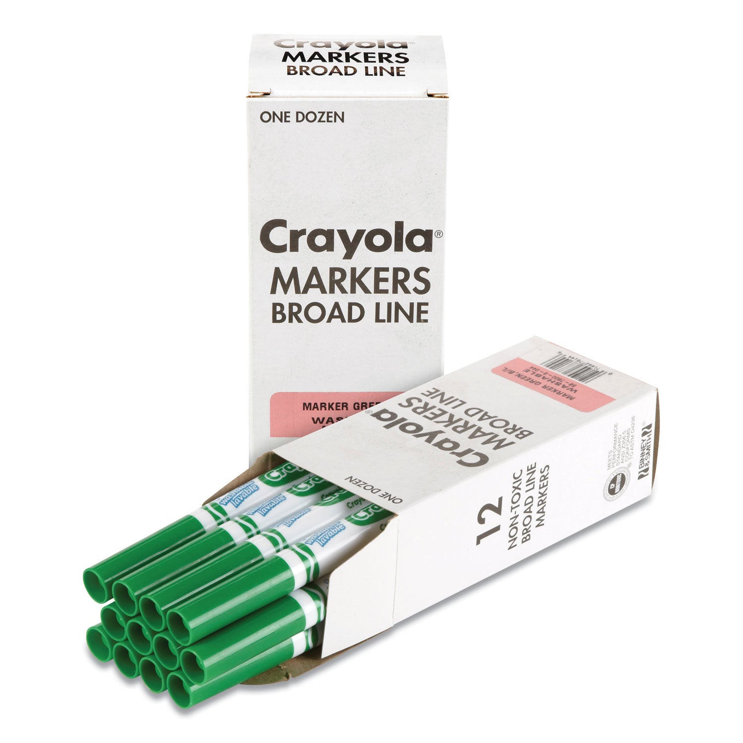 broad-line-washable-markers-broad-bullet-tip-green-12-box_cyo587800044 - 3