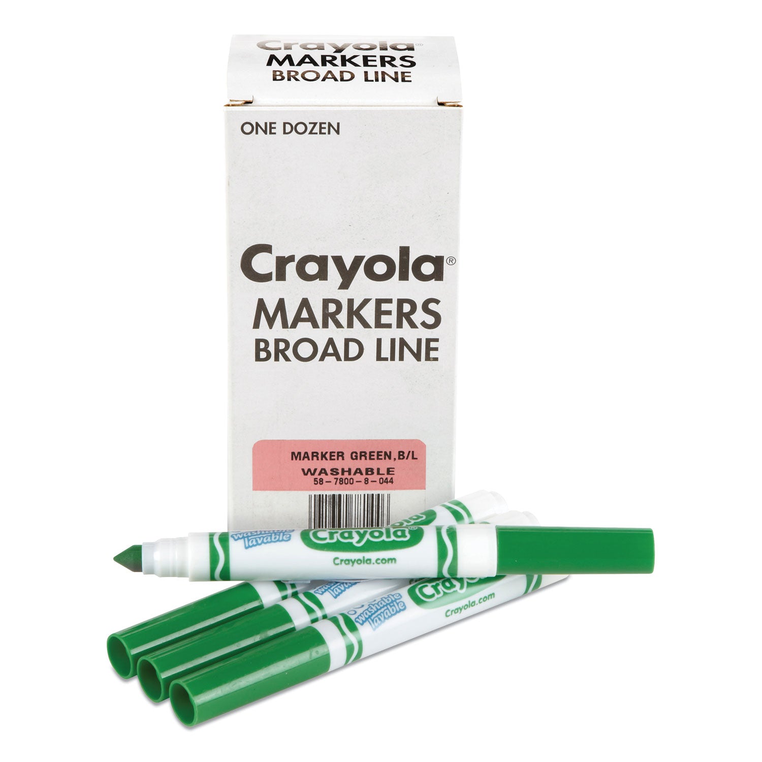 broad-line-washable-markers-broad-bullet-tip-green-12-box_cyo587800044 - 4