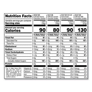 fun-size-variety-mix-caramel-milk-chocolate-peanut-peanut-butter-flavors-3035-oz-bag-55-packs-bag_mnm56025 - 2
