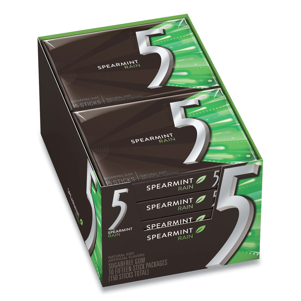 5-gum-spearmint-rain-15-sticks-pack-10-packs-box_wriwmw51404 - 1
