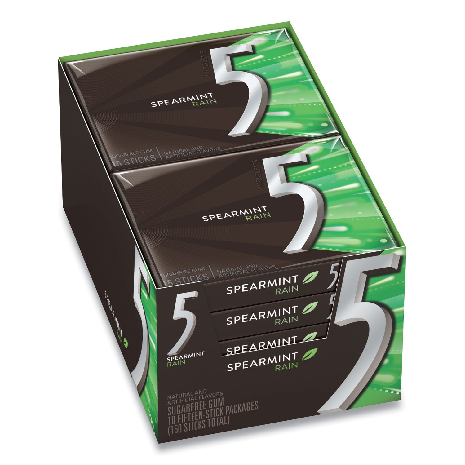 5-gum-spearmint-rain-15-sticks-pack-10-packs-box_wriwmw51404 - 1