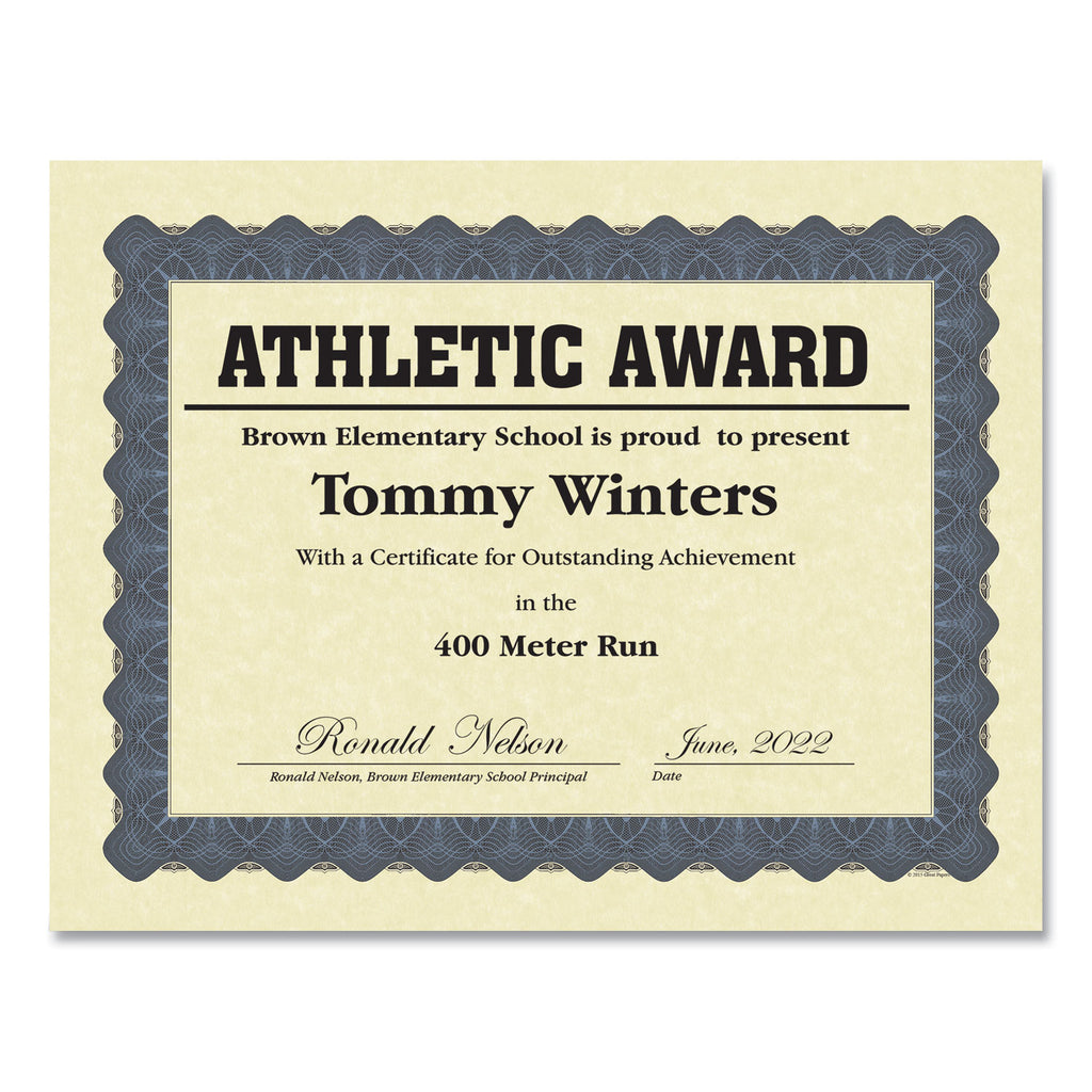 metallic-border-certificates-11-x-85-ivory-blue-with-blue-border-100-pack_grp934400 - 1