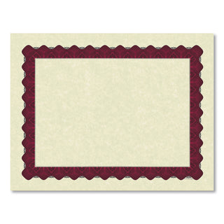 metallic-border-certificates-11-x-85-ivory-red-with-red-border-100-pack_grp934100 - 2