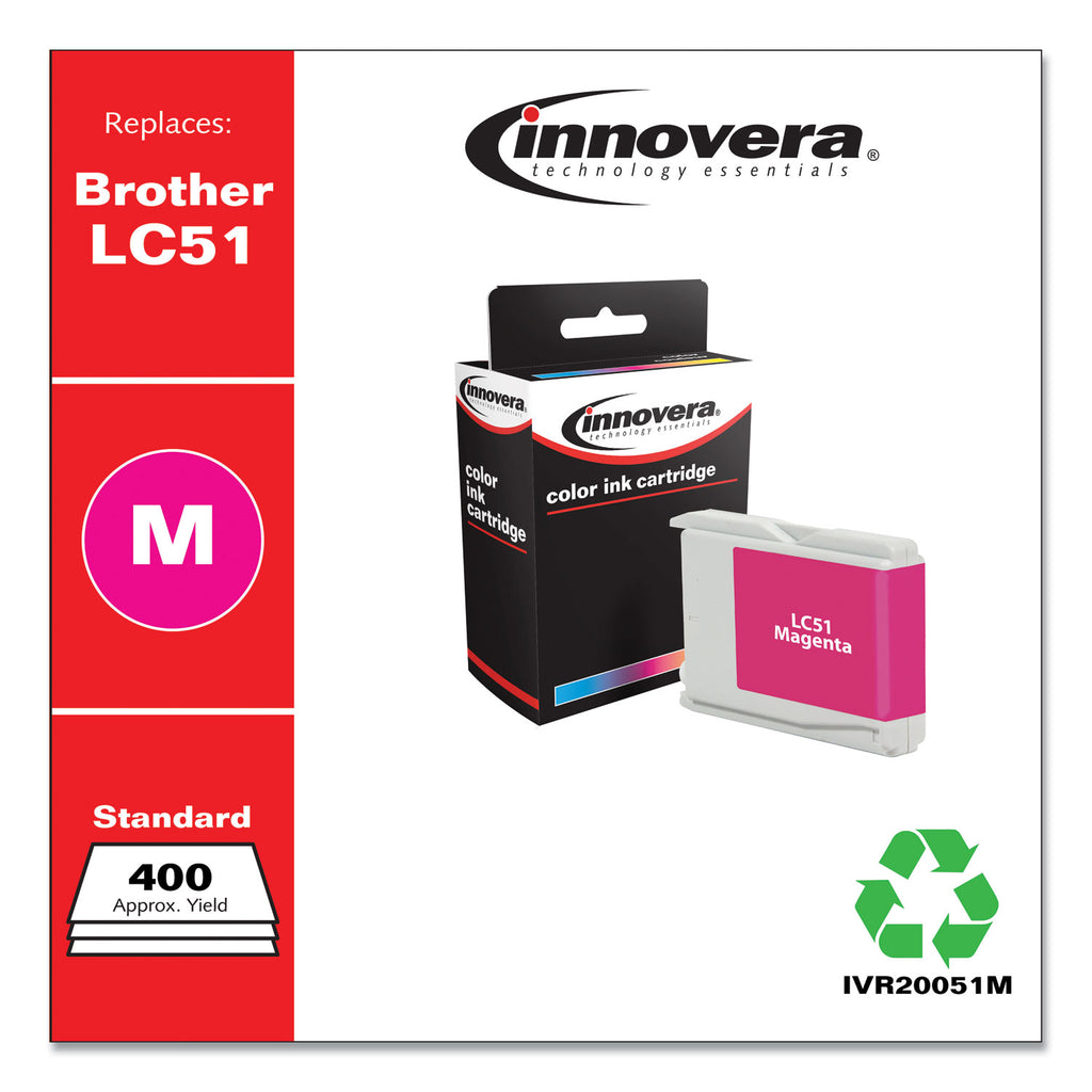 Innovera - 20051M Compatible Ink, 400 Page-Yield, Magenta, Sold as 1 EA - 2