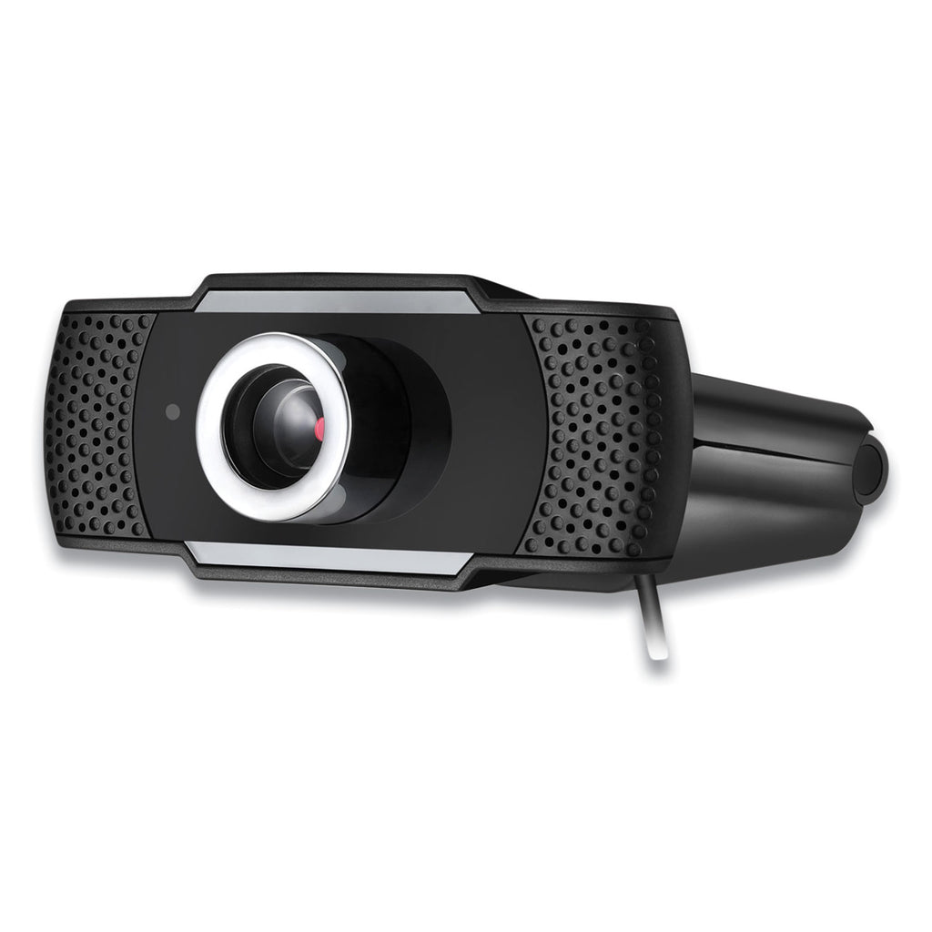 CyberTrack H4 1080P HD USB Manual Focus Webcam with Microphone, 1920 Pixels x 1080 Pixels, 2.1 Mpixels, Black