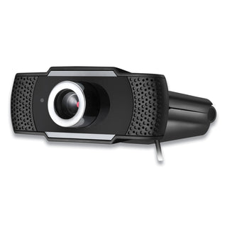 CyberTrack H4 1080P HD USB Manual Focus Webcam with Microphone, 1920 Pixels x 1080 Pixels, 2.1 Mpixels, Black