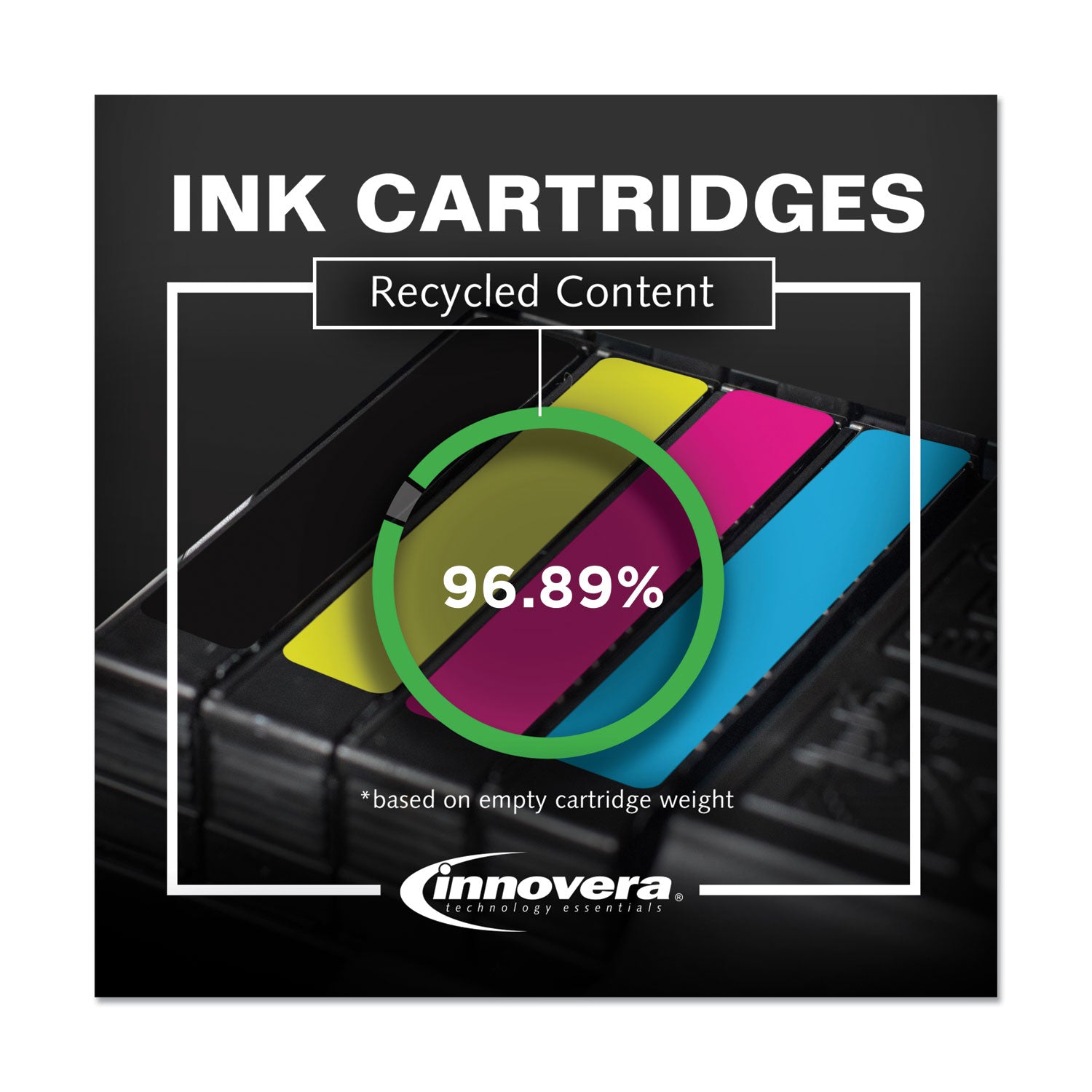 Remanufactured Cyan Ink, Replacement for CLI-221C (2947B001), 535 Page-Yield - 