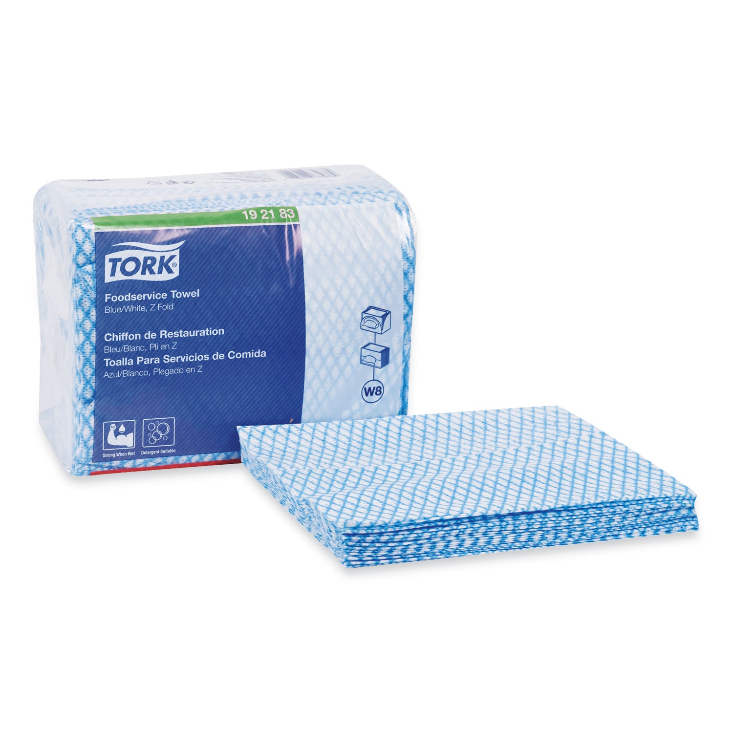 small-pack-foodservice-cloth-1-ply-1175-x-1475-unscented-blue-white-80-poly-pack-4-packs-carton_trk192183 - 2