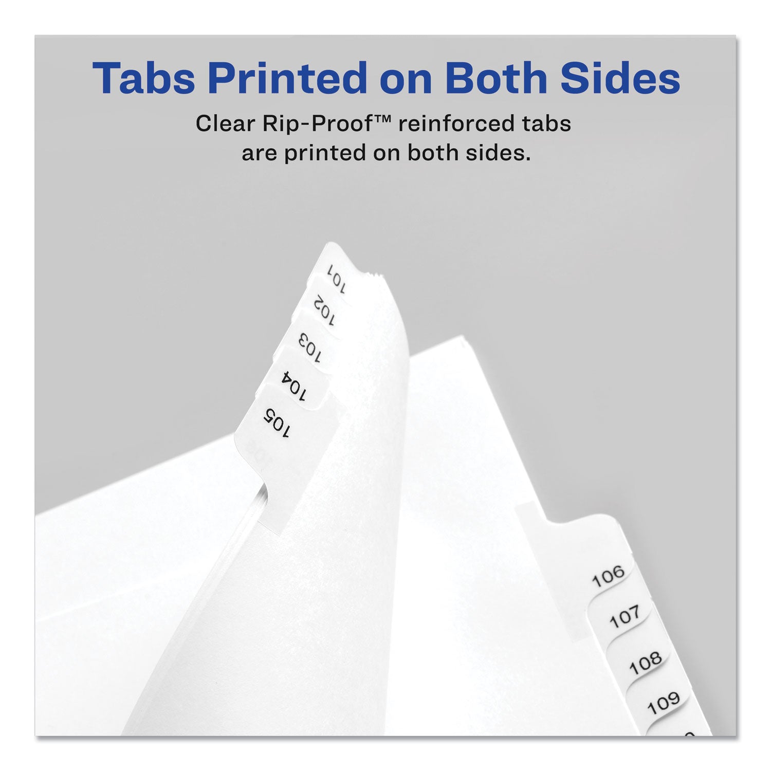 Preprinted Legal Exhibit Side Tab Index Dividers, Allstate Style, 26-Tab, D, 11 x 8.5, White, 25/Pack - 