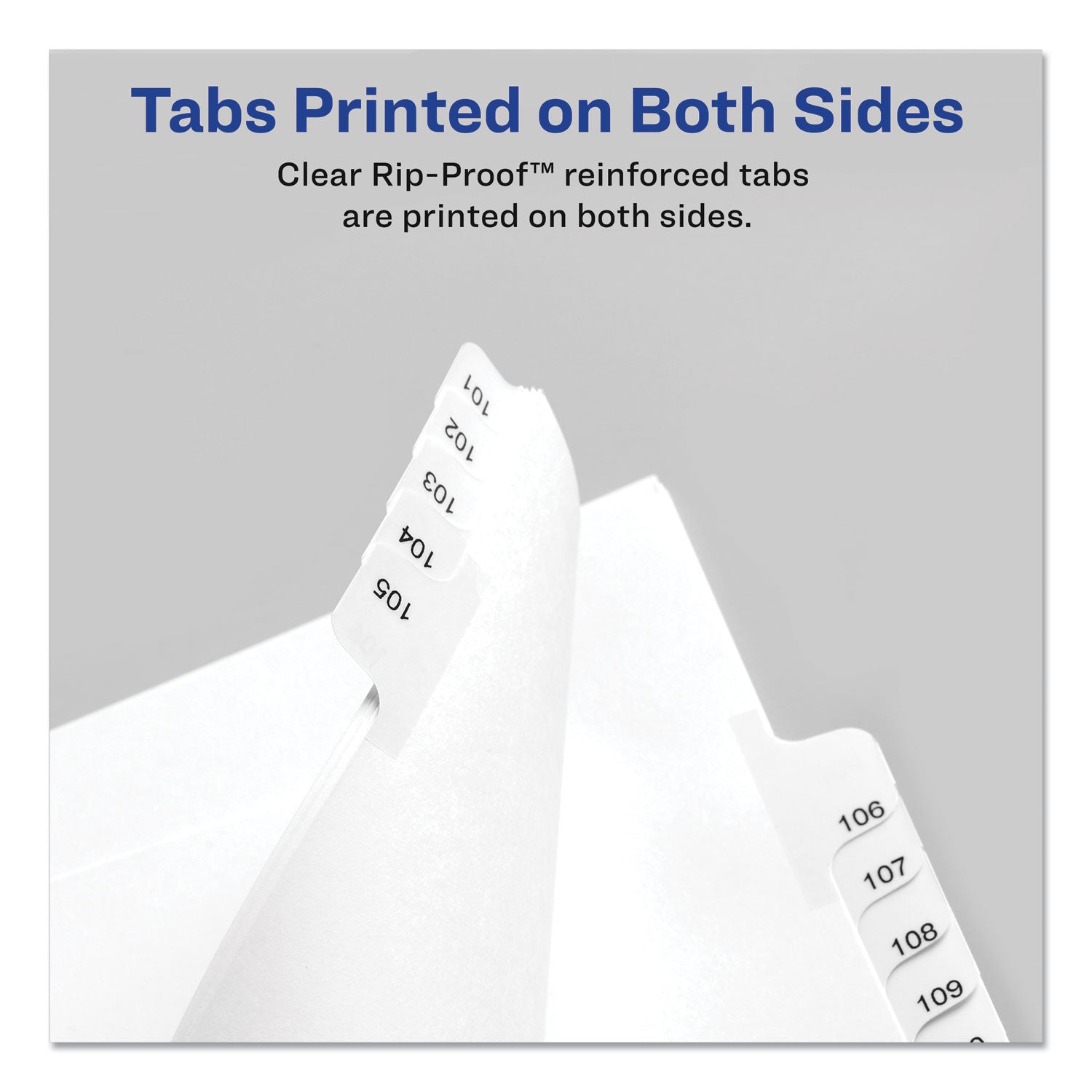 Preprinted Legal Exhibit Side Tab Index Dividers, Allstate Style, 10-Tab, 7, 11 x 8.5, White, 25/Pack - 