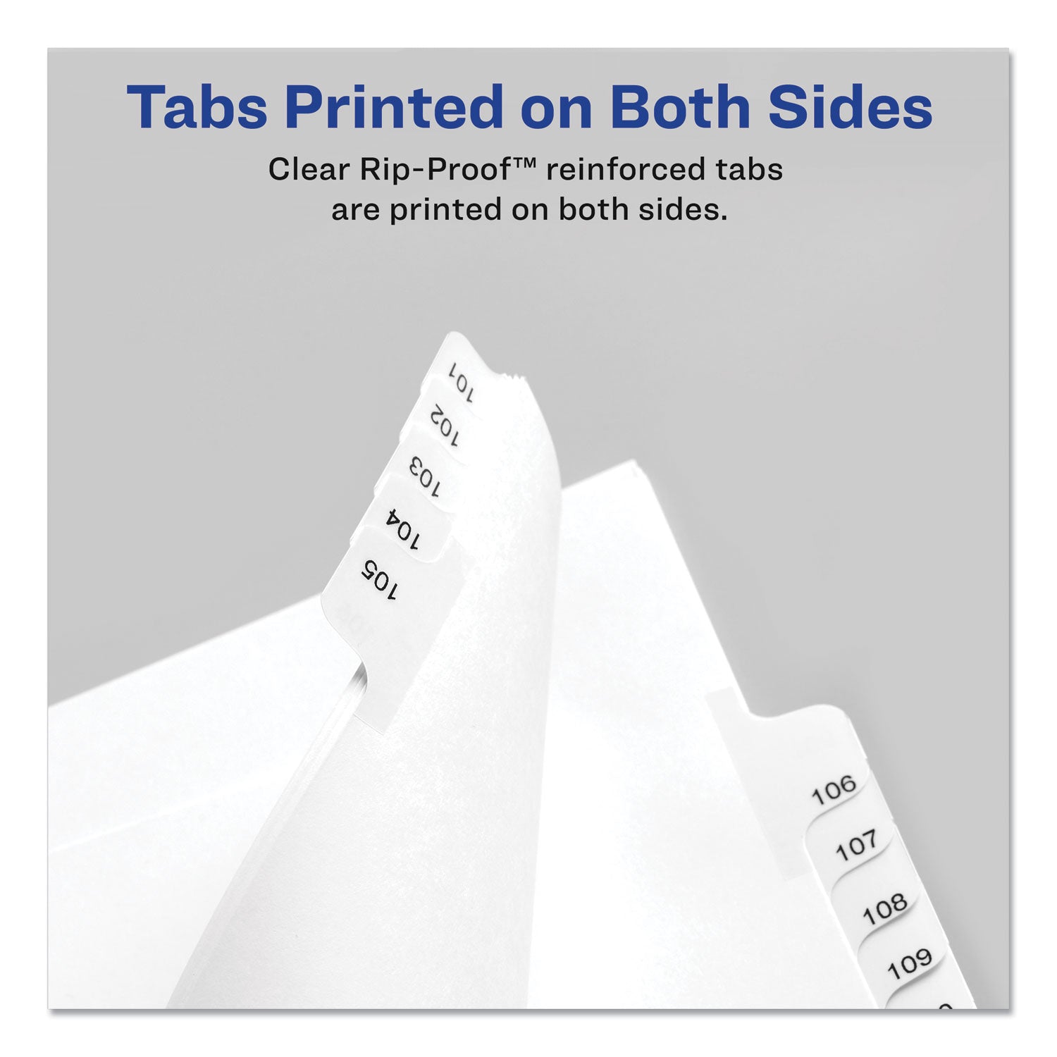 Preprinted Legal Exhibit Side Tab Index Dividers, Allstate Style, 26-Tab, X, 11 x 8.5, White, 25/Pack - 