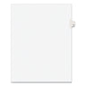 Preprinted Legal Exhibit Side Tab Index Dividers, Avery Style, 10-Tab, 6, 11 x 8.5, White, 25/Pack