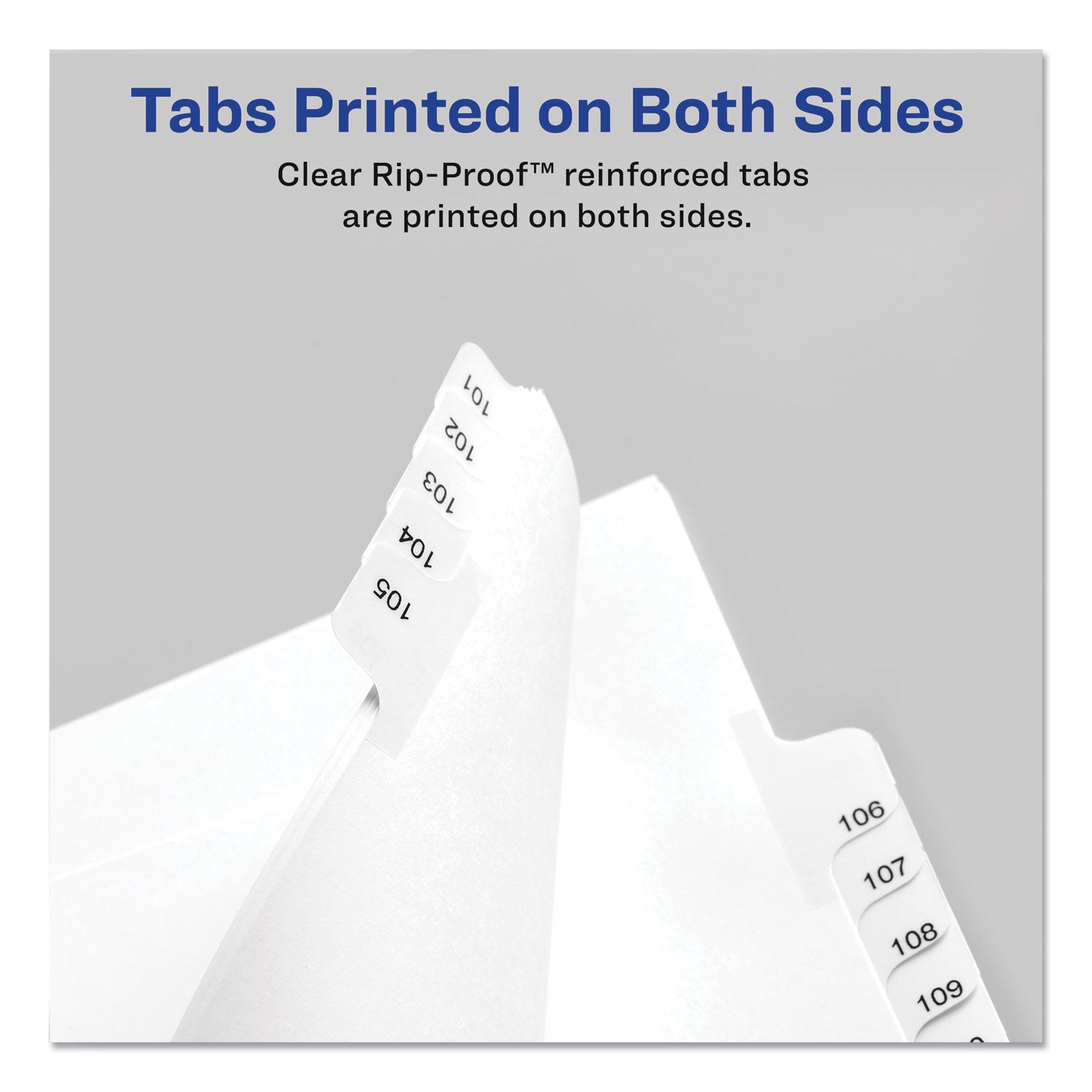 Preprinted Legal Exhibit Side Tab Index Dividers, Allstate Style, 10-Tab, 24, 11 x 8.5, White, 25/Pack - 