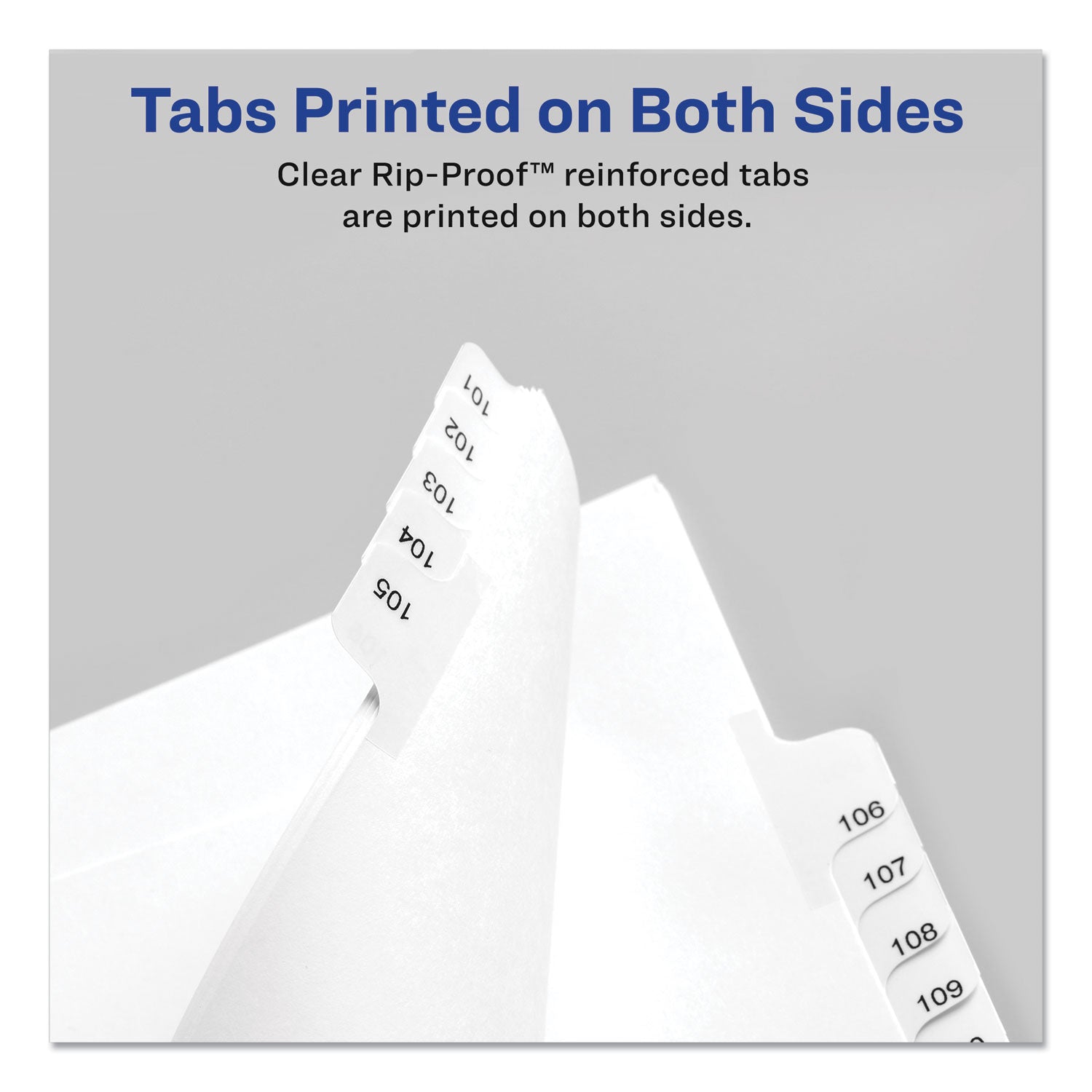Preprinted Legal Exhibit Side Tab Index Dividers, Allstate Style, 10-Tab, 11, 11 x 8.5, White, 25/Pack - 